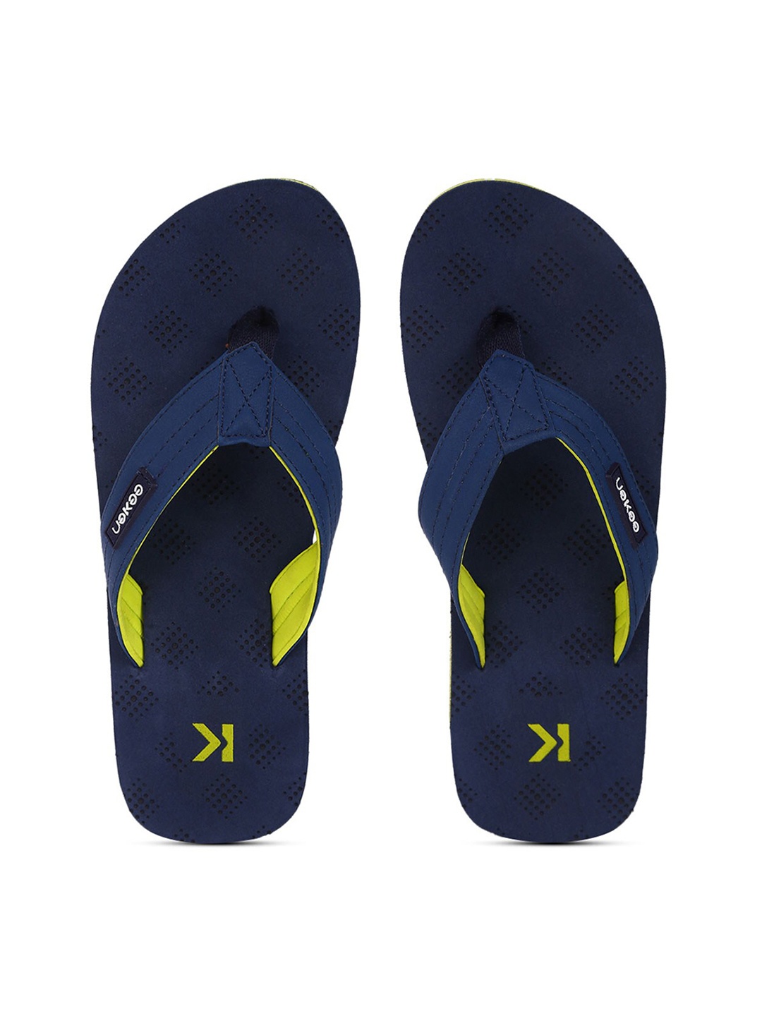 

Paragon Men Rubber Thong Flip-Flops, Navy blue