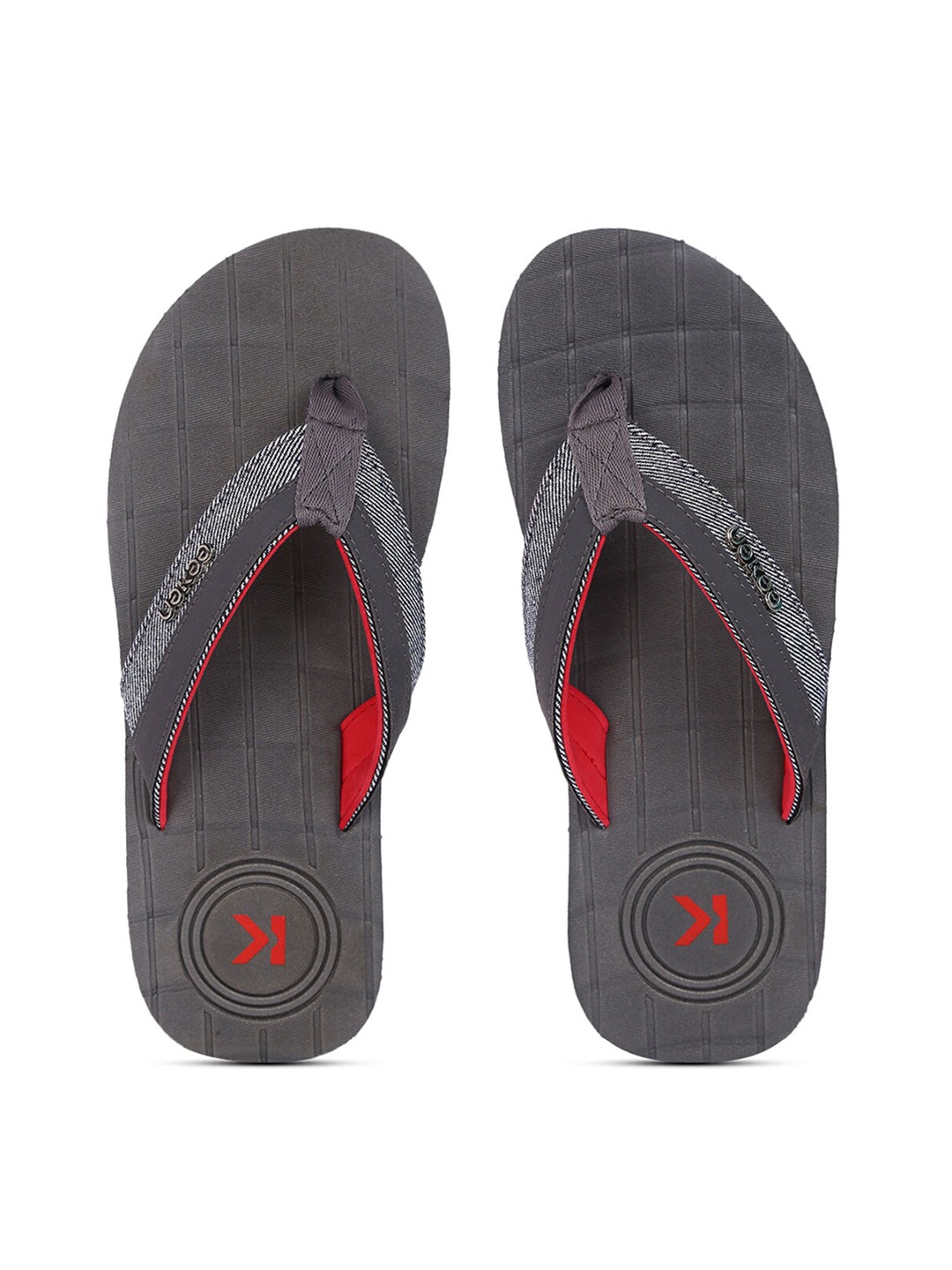 

Paragon Men Rubber Thong Flip-Flops, Grey