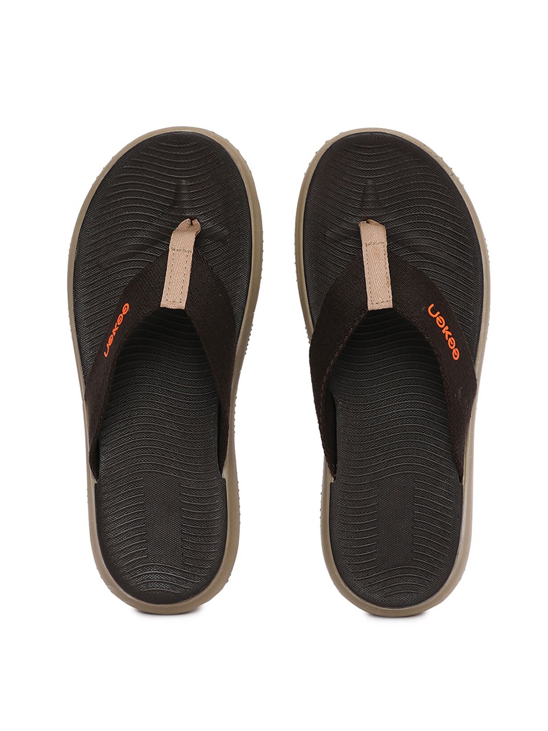 

Paragon Men Rubber Thong Flip-Flops, Brown