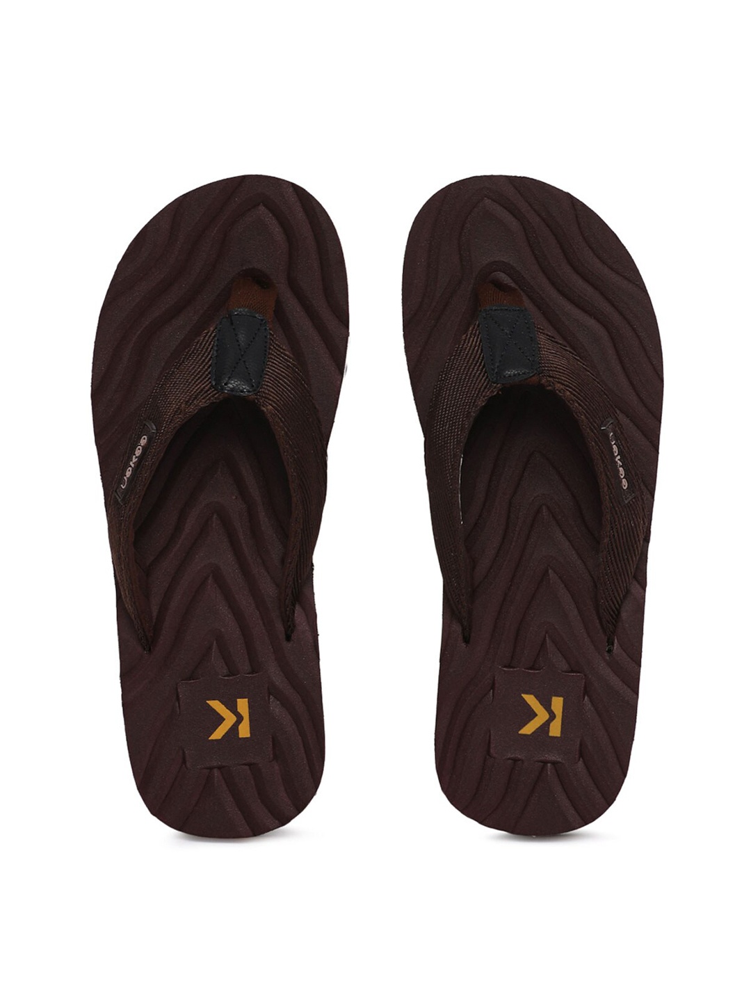 

Paragon Men Rubber Thong Flip-Flops, Brown
