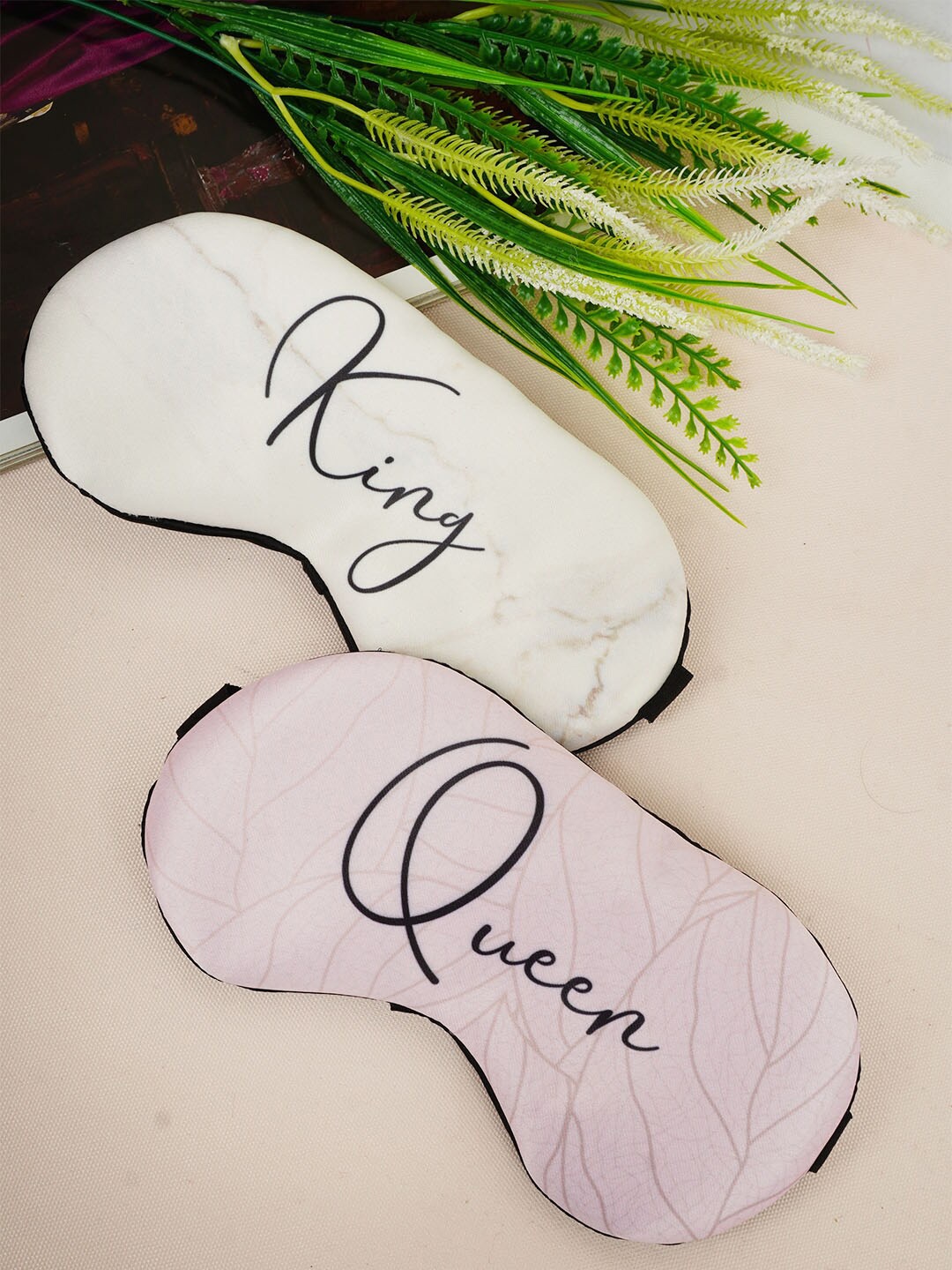 

Crazy Corner Pack Of 2 Printed Sleeping Mask, White
