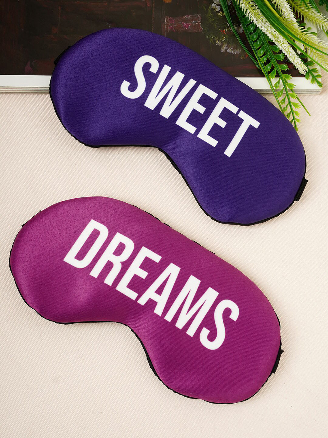 

Crazy Corner Pack Of 2 Printed Sleeping Masks, Blue