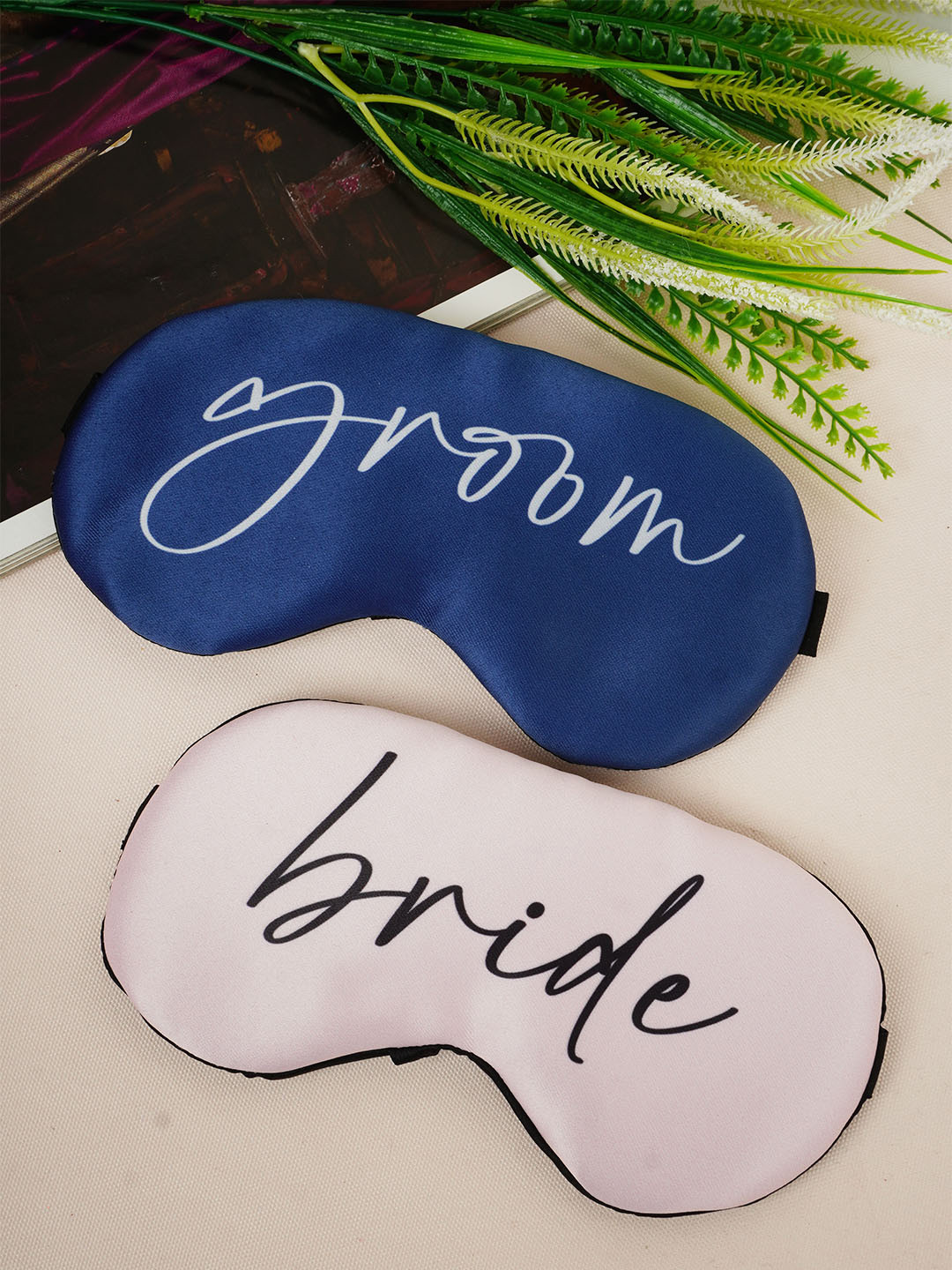 

Crazy Corner Pack Of 2 Printed Sleeping Masks, Blue