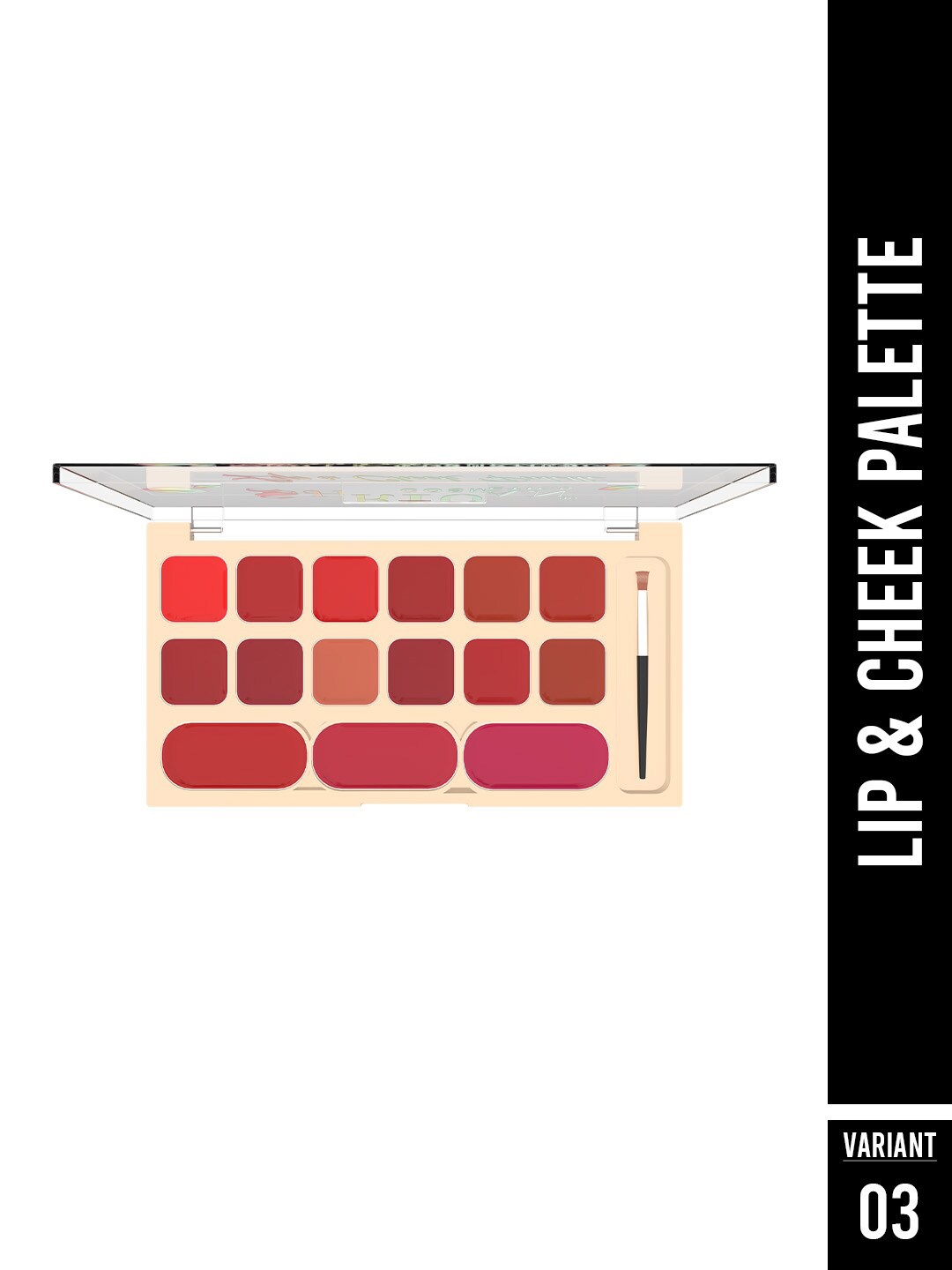 

SHRYOAN Creamy Matte Lip & Cheek Palette - Variant Shade 03, Multi