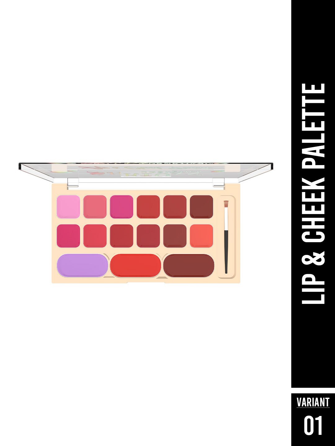 

SHRYOAN Creamy Matte Lip & Cheek Palette -Variant Shade 01, Pink