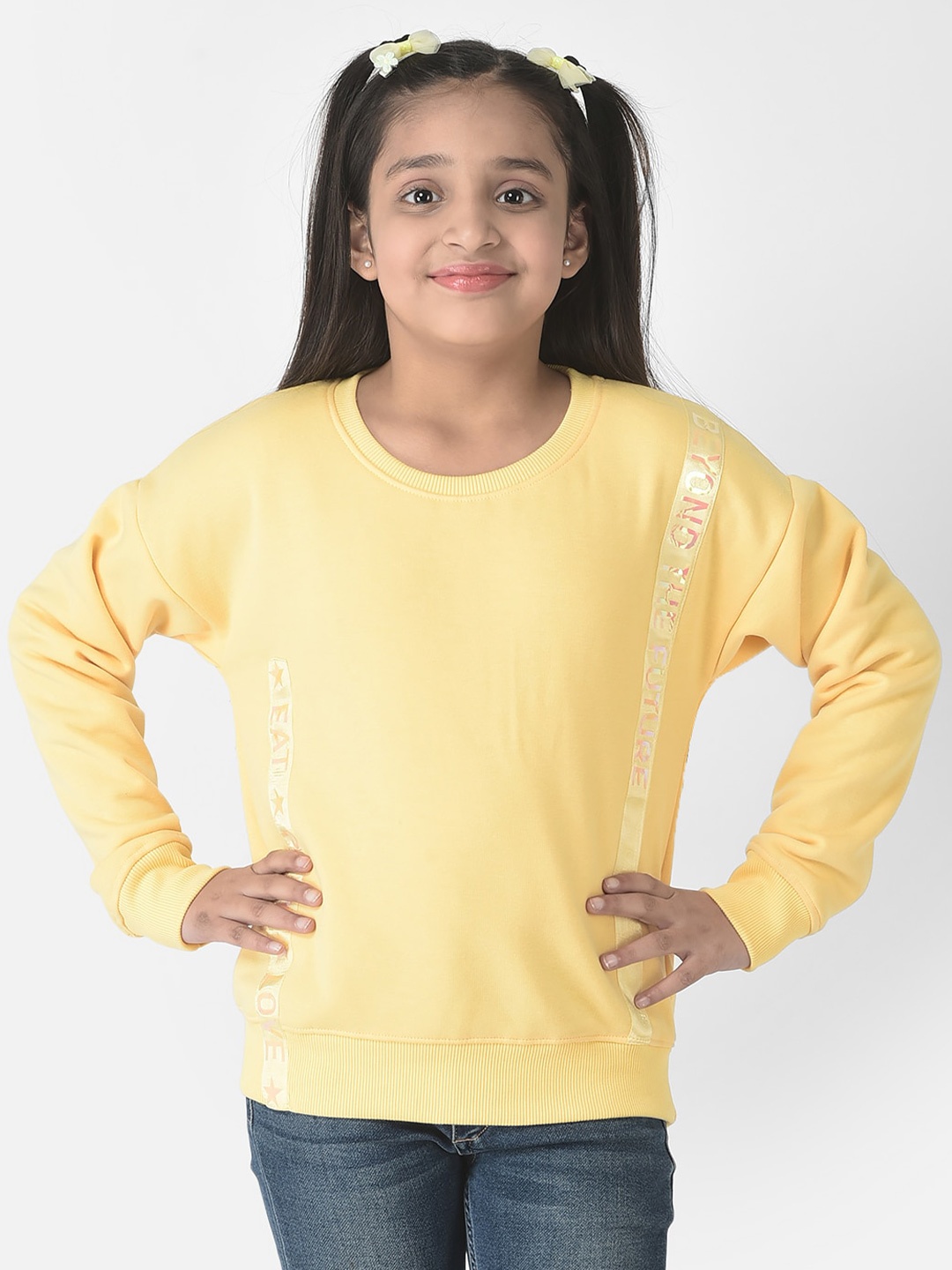 

Crimsoune Club Girls Sweatshirt, Yellow