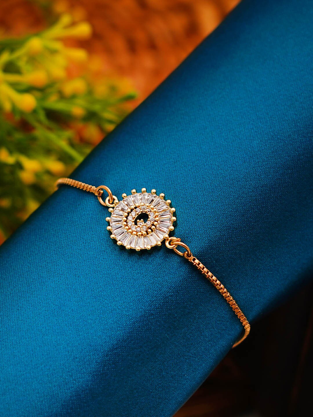 

Ferosh Women Gold-Plated Charm Bracelet