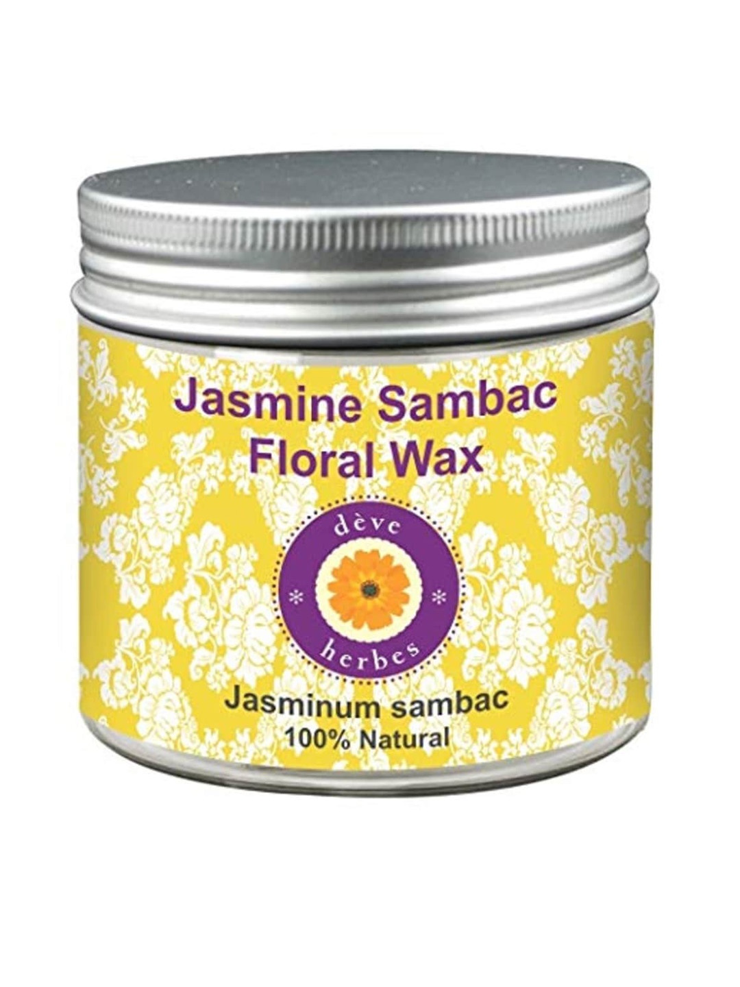 

Deve Herbes Natural Therapeutic Grade Pure Jasmine Sambac Floral Wax - 50 g, Yellow