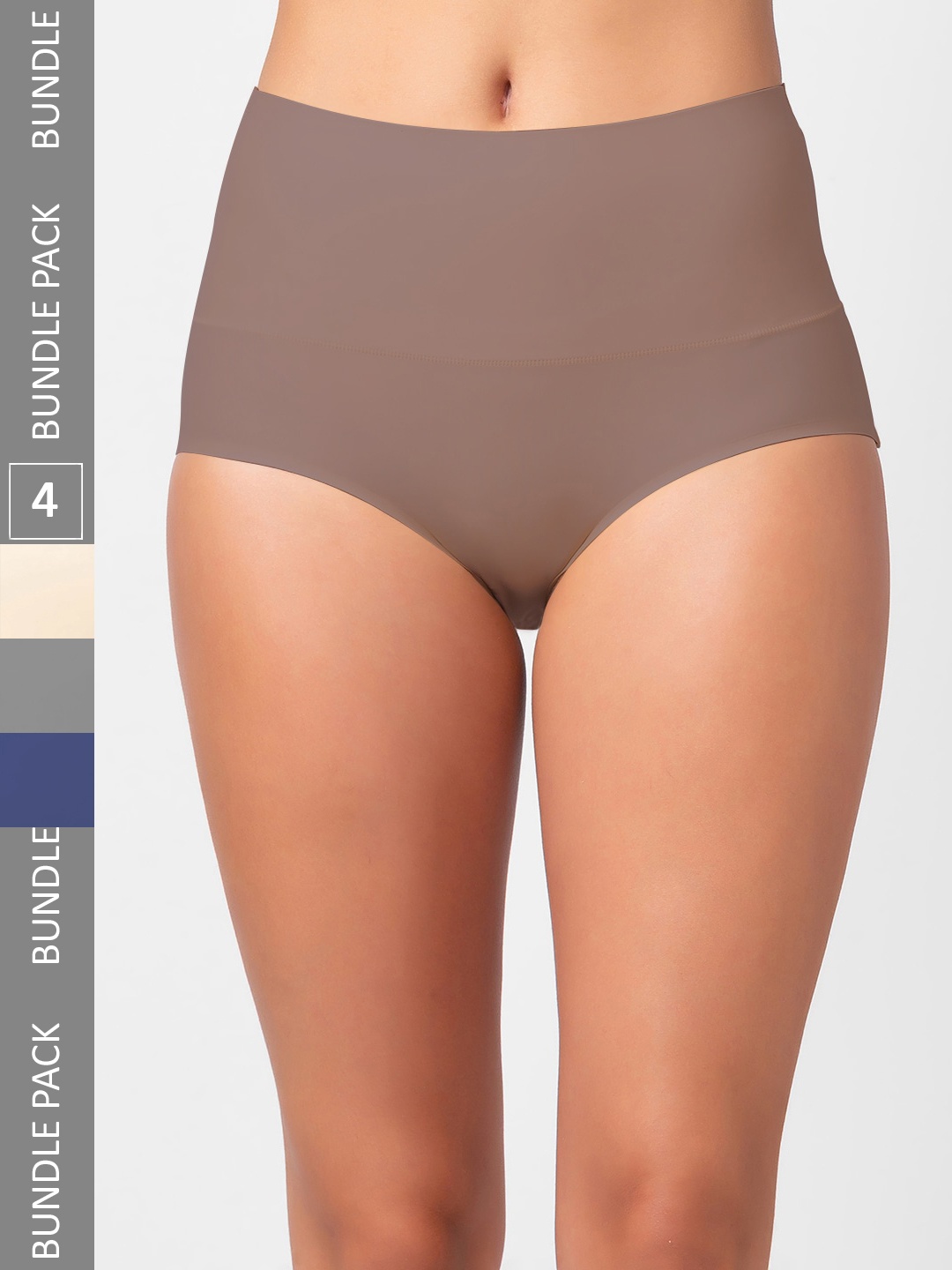 

FashionRack Women Pack Of 4 Assorted Hipster Briefs