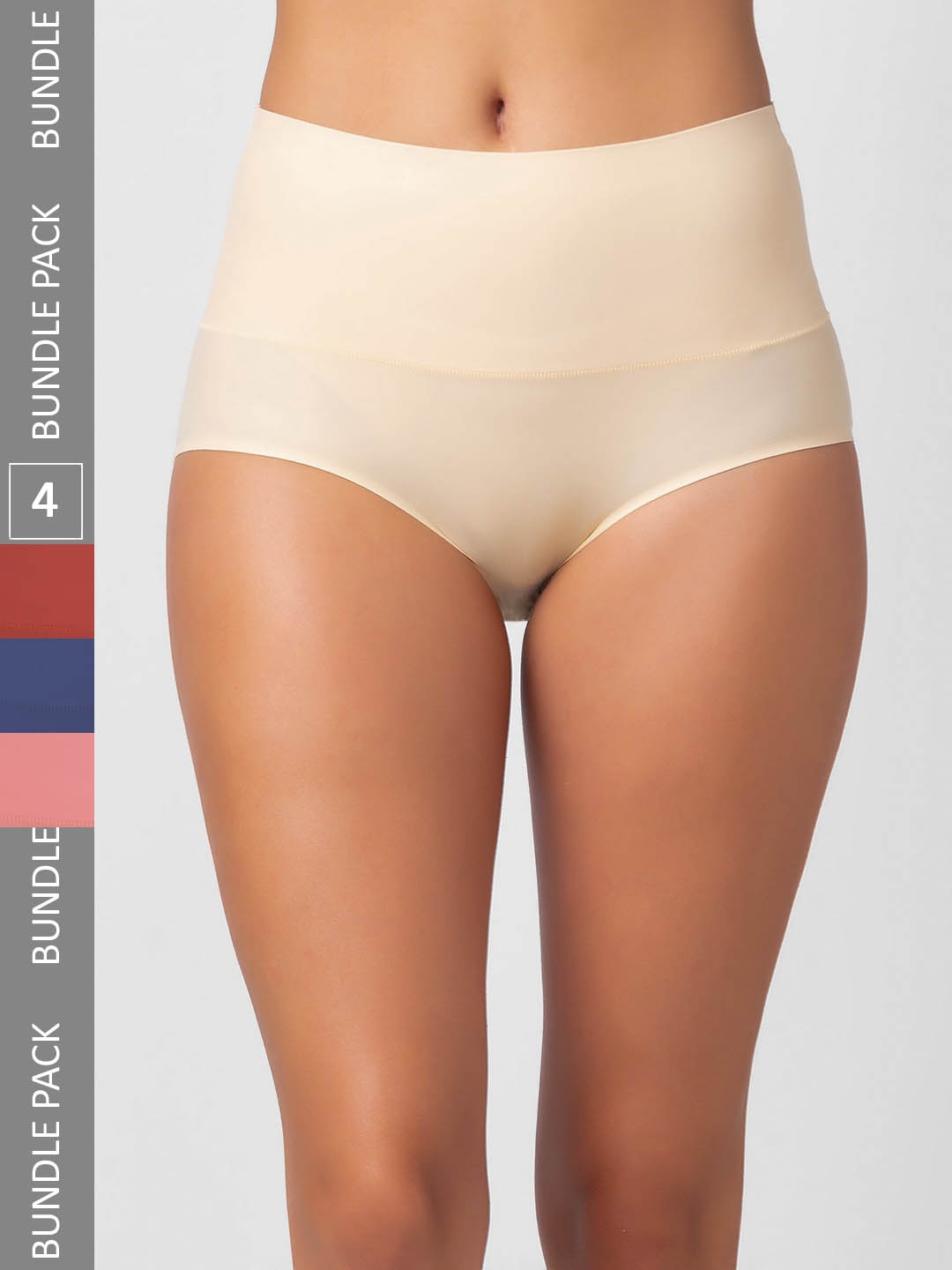 

FashionRack Women Pack Of 4 Assorted Hipster Briefs