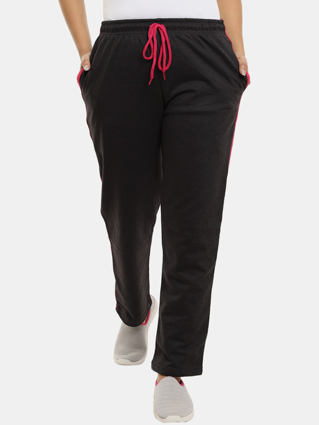 

V-Mart Women Fleece Track Pants, Grey melange