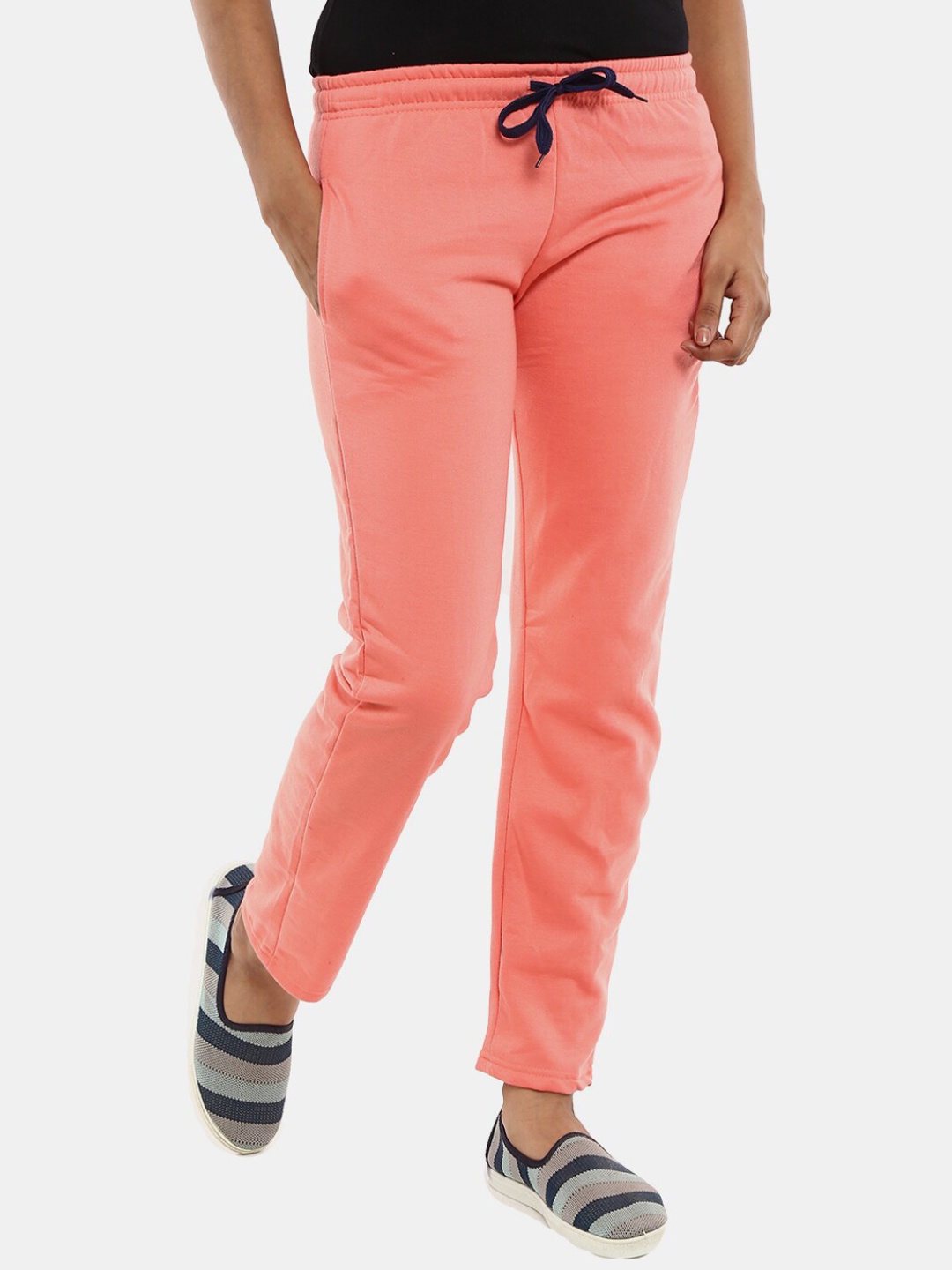 

V-Mart Women Spun Fleece Track Pant, Coral