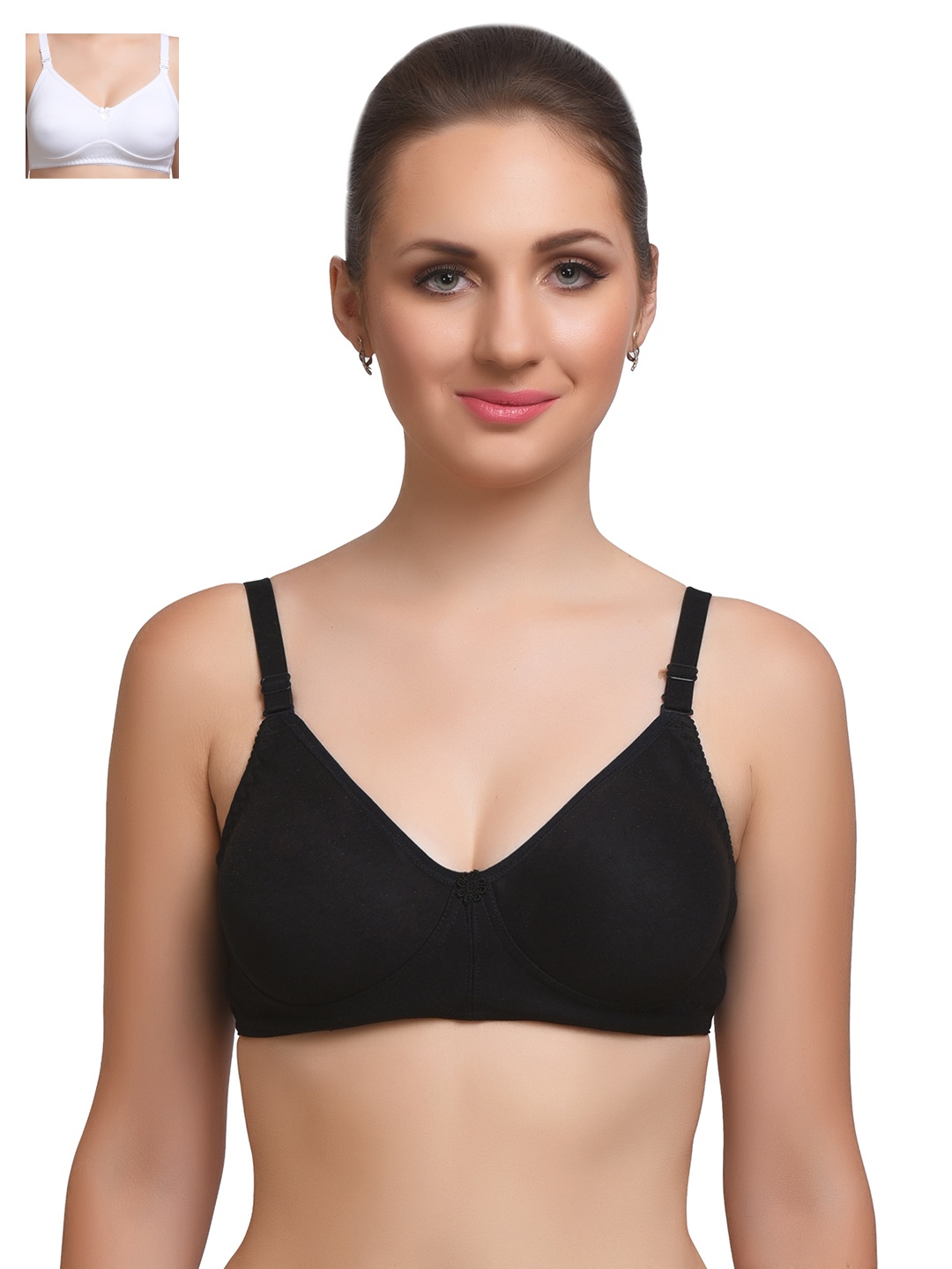 

Lady Lyka Pack of 2 T-shirt Bras, White