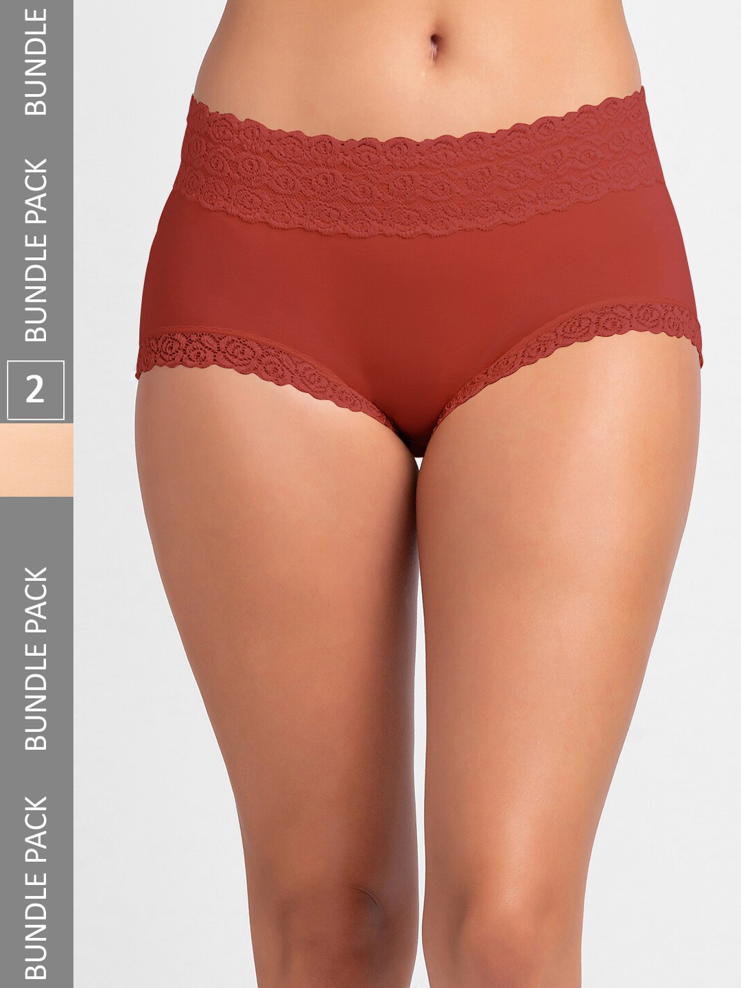 

FashionRack Women Pack Of 2 Assorted Hipster Briefs