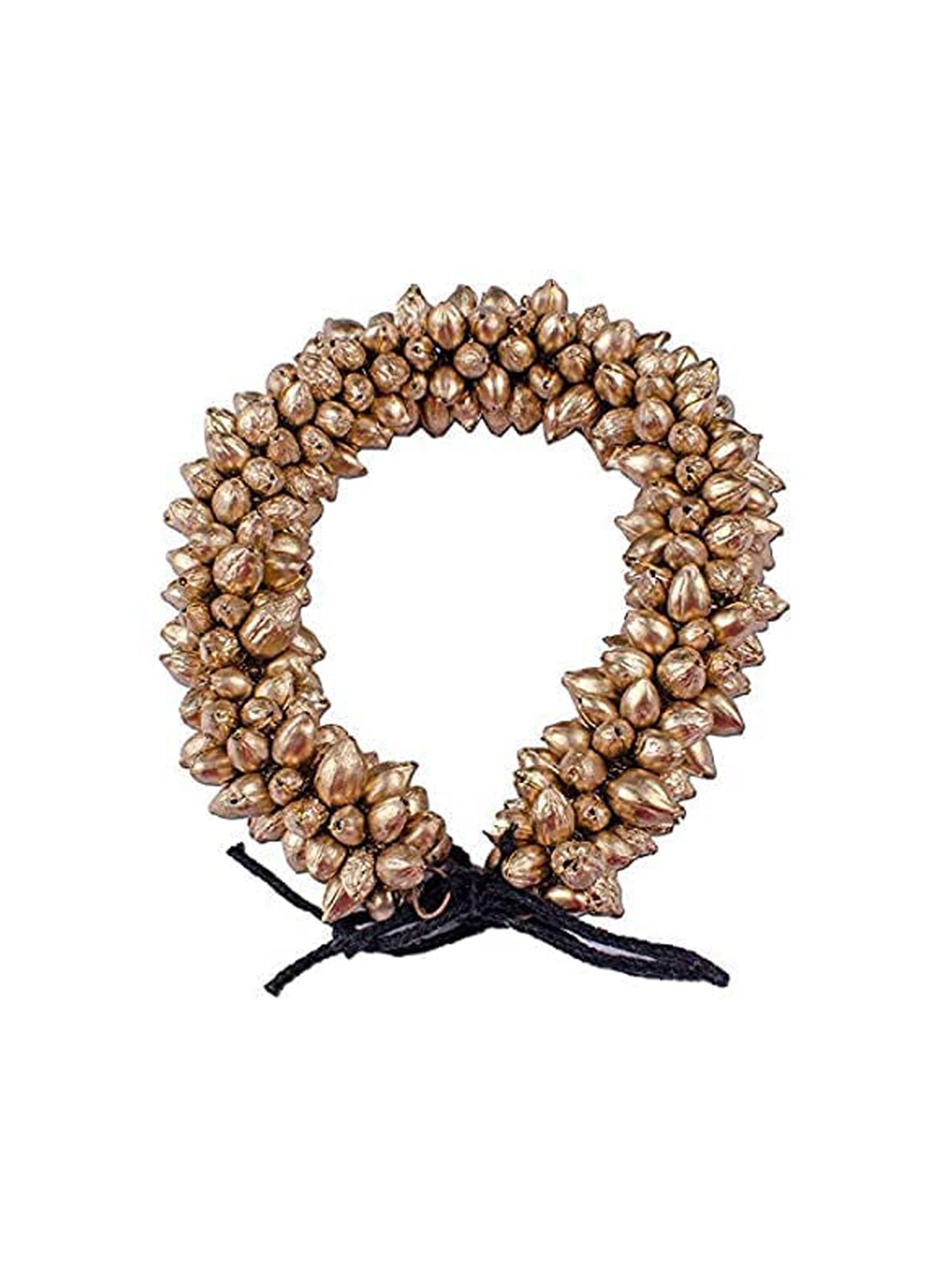 

CHANDERKASH Women Gold-Toned Artificial Beads Hair Gajra