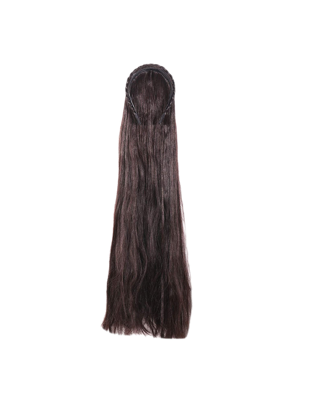 

CHANDERKASH Synthetic Hair Artificial Long Straight Hair Extension, Black