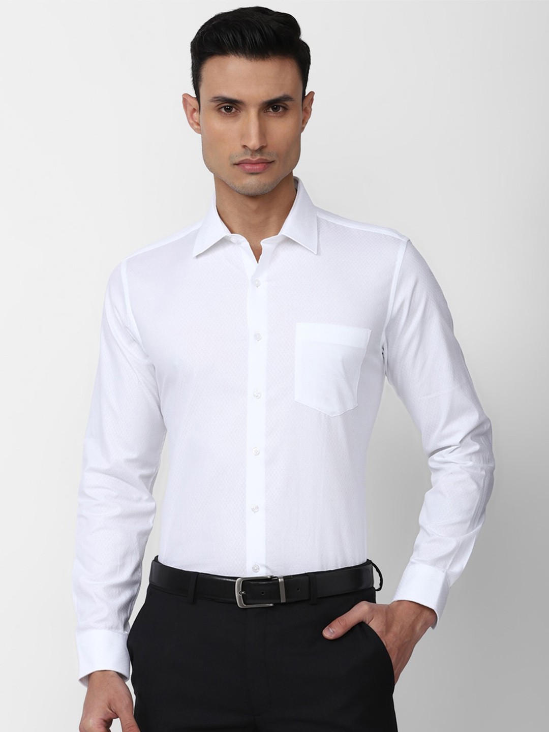 

Van Heusen Men Spread collar Slim Fit Formal Shirt, White