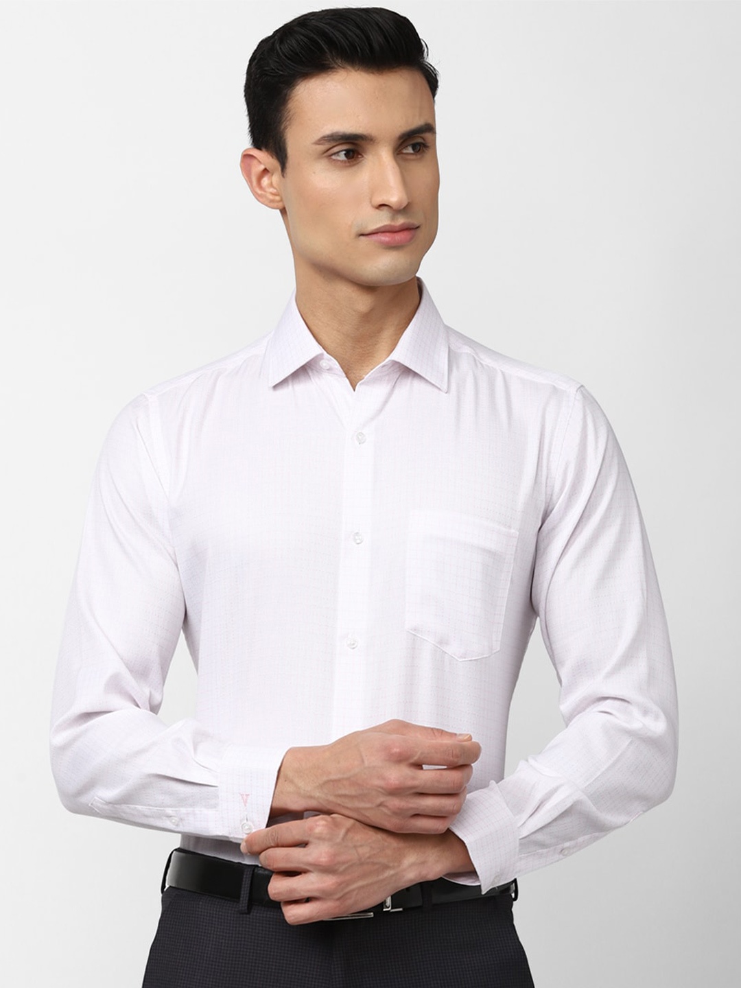 

Van Heusen Men Formal Cotton Shirt, White