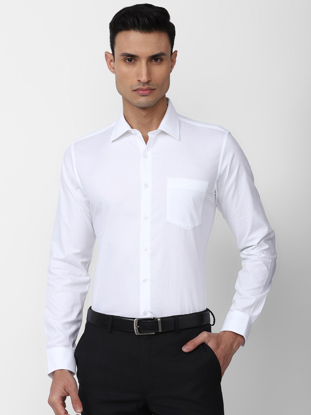 

Van Heusen Men Slim Fit Formal Shirt, White