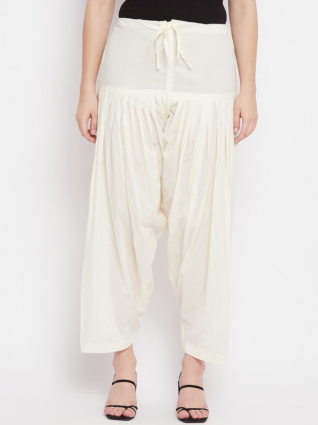 

Clora Creation Women Pure-Cotton Salwar, Cream