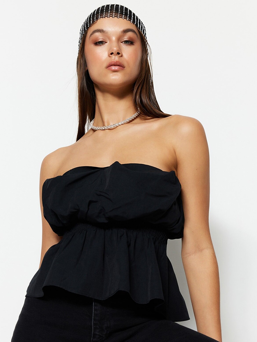 

Trendyol Tube Top, Black