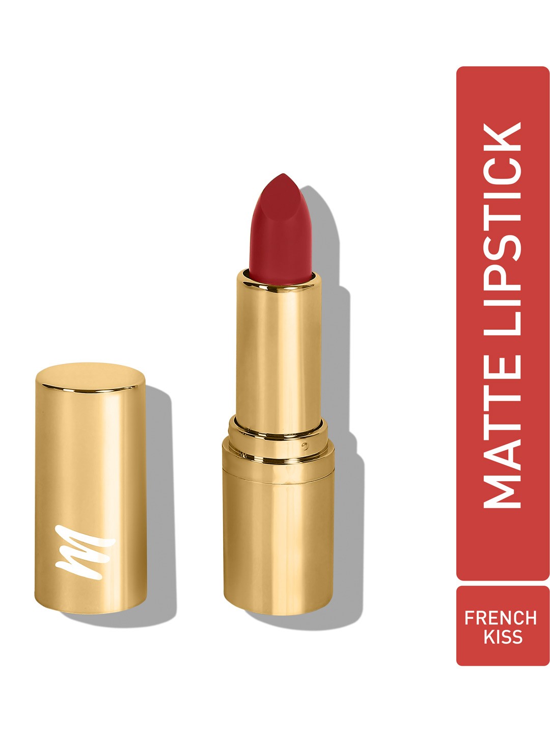 

MyGlamm Treasure IT Long-Wear Suede Matte Lipstick with Vitamin E 4.2g - French Kiss, Red