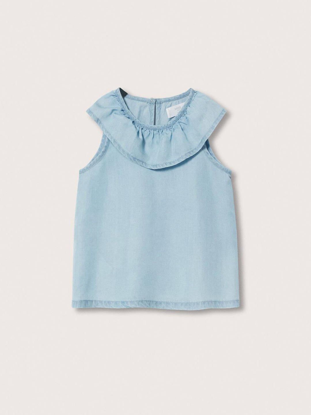 

Mango Kids Girls Sustainable Top, Blue