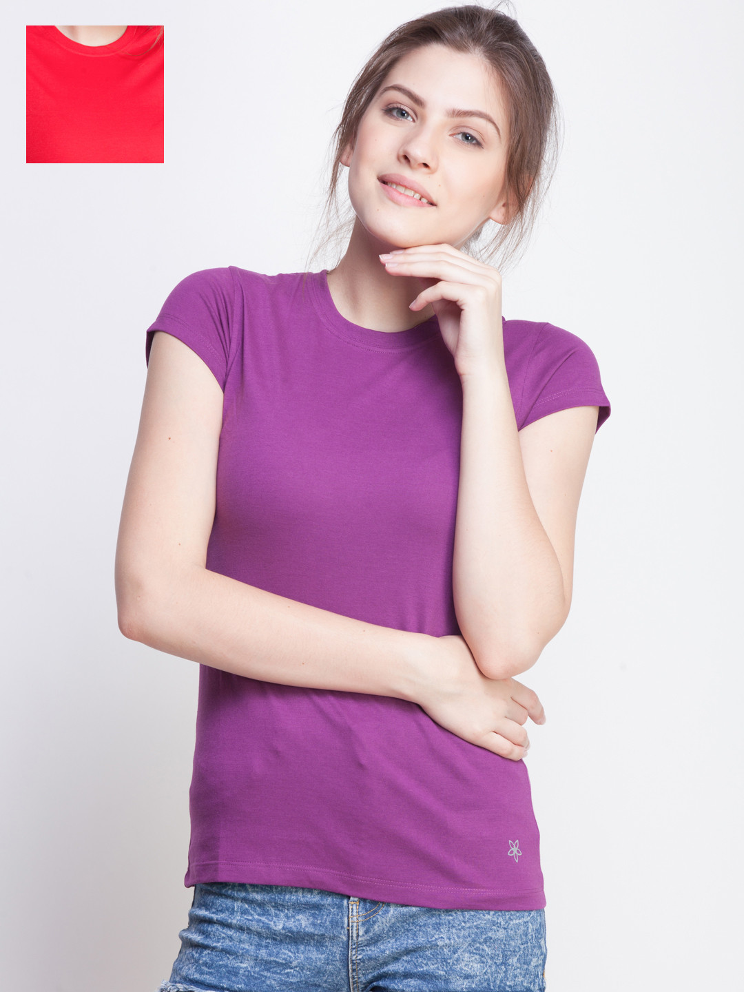 

Dollar Missy Pack of 2 T-shirts, Red