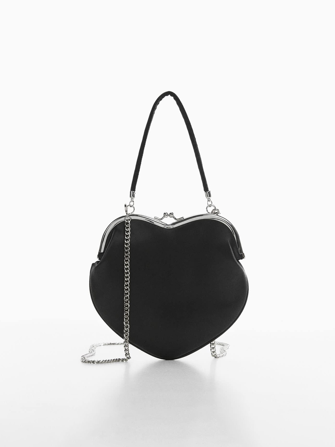 

MANGO Women Structured Sling Bag, Black