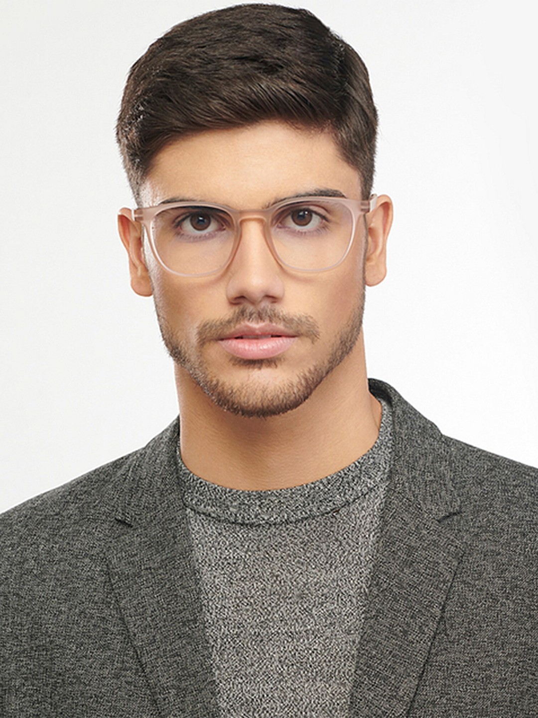 

Lenskart Blu Unisex Hustlr Eye Protection Glasses Full Rim Square Frames, Transparent