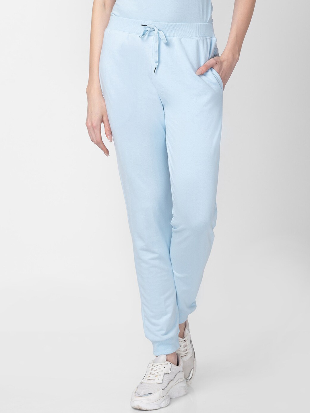 

Candyskin Women Regular Solid Joggers, Blue