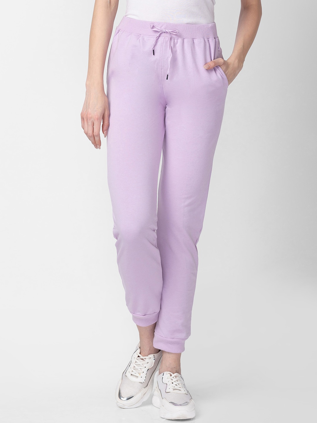 

Candyskin Women Regular Solid Joggers, Purple