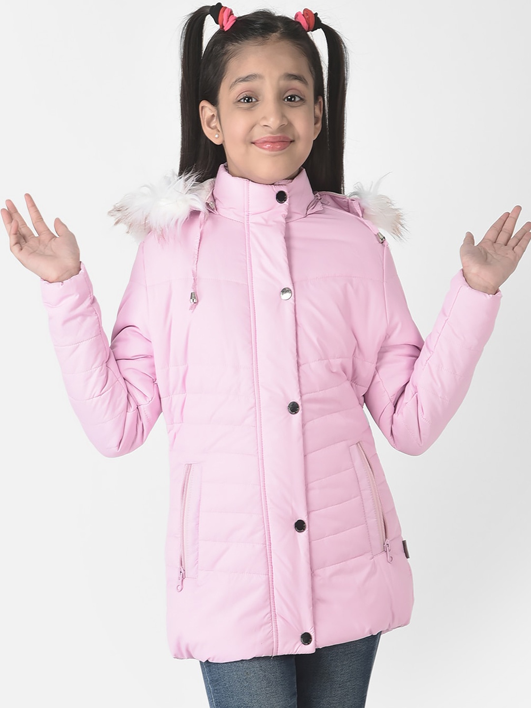 

Crimsoune Club Girls Parka Jacket, Pink