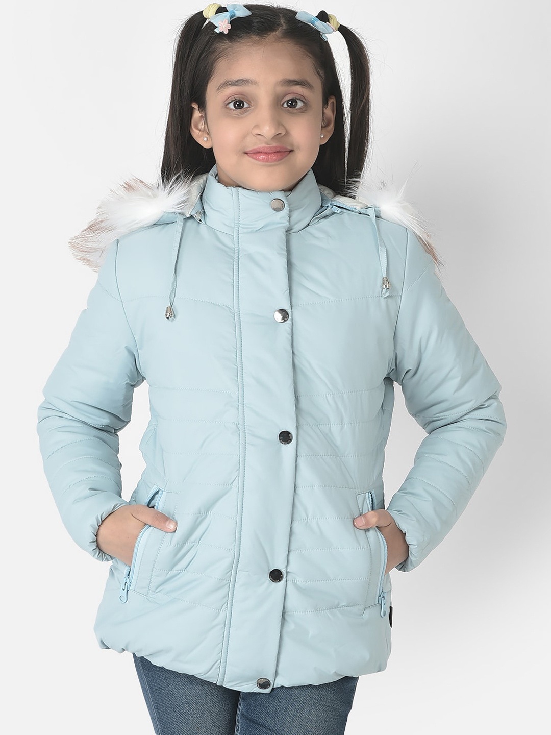 

Crimsoune Club Girls Parka Jacket, Blue