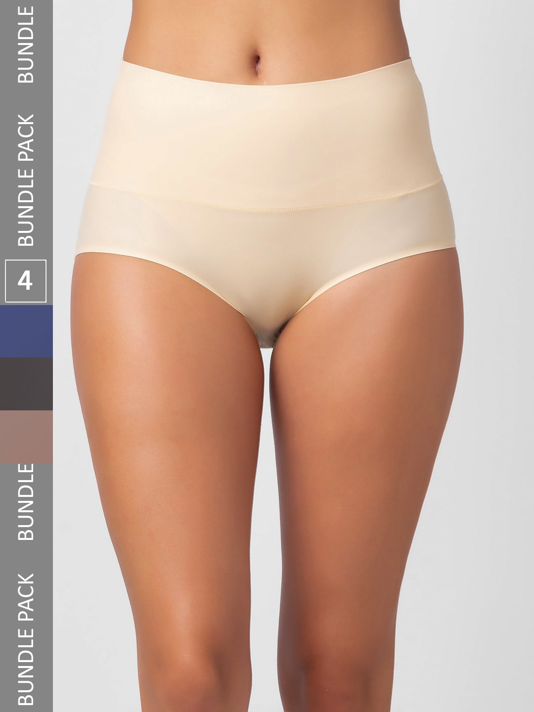 FashionRack Women Pack Of 4 Assorted Hipster Briefs