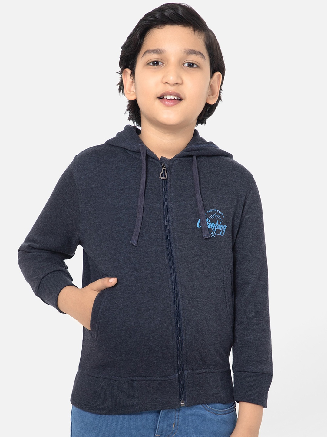 

Bodycare Boys Hooded Fleece Sweatshirt, Navy blue