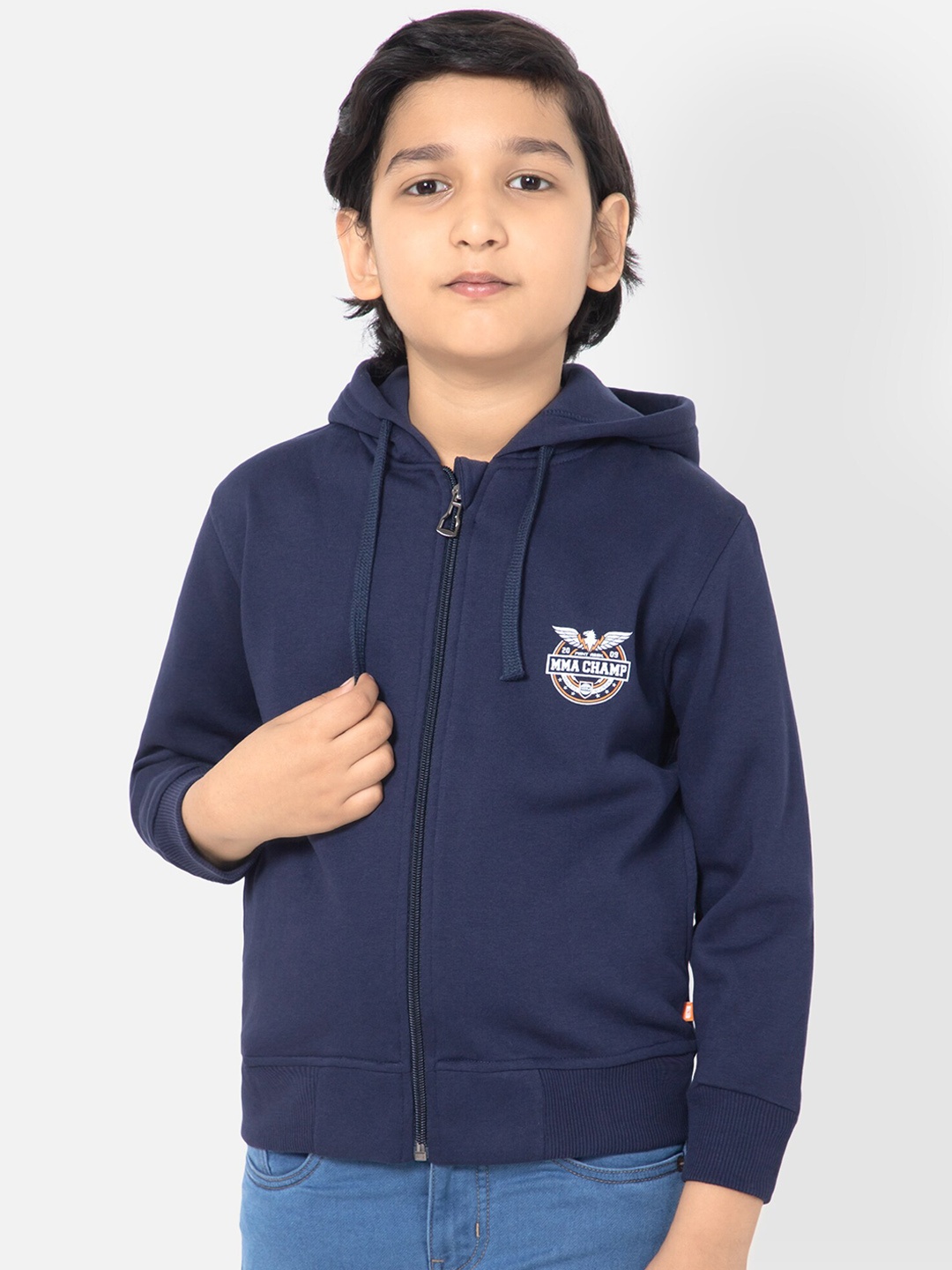

Bodycare Boys Hooded Fleece Sweatshirt, Navy blue