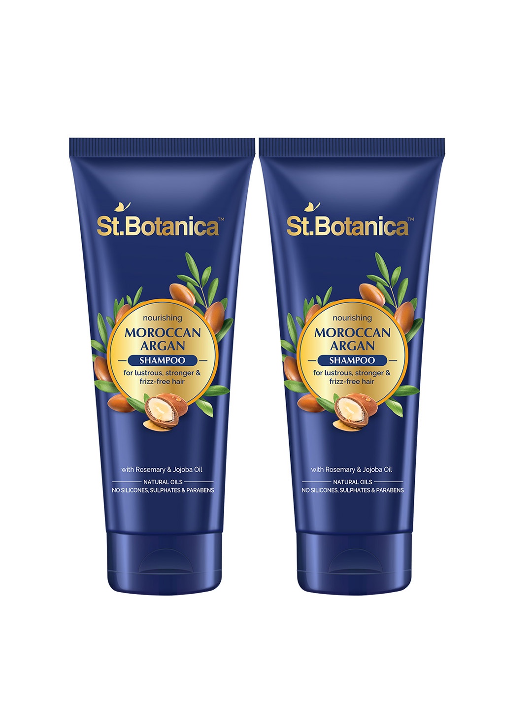 

St.Botanica Moroccan Argan Set Of 2 Hair Shampoo & Conditioner 50 ml each, Blue