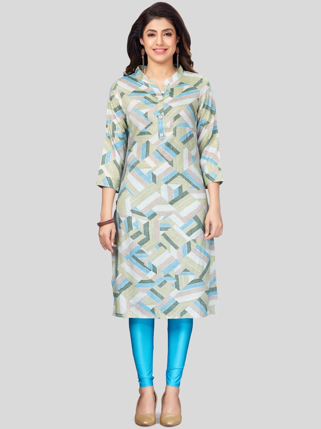 

Saree Swarg Printed Quirky Kurta, Multi