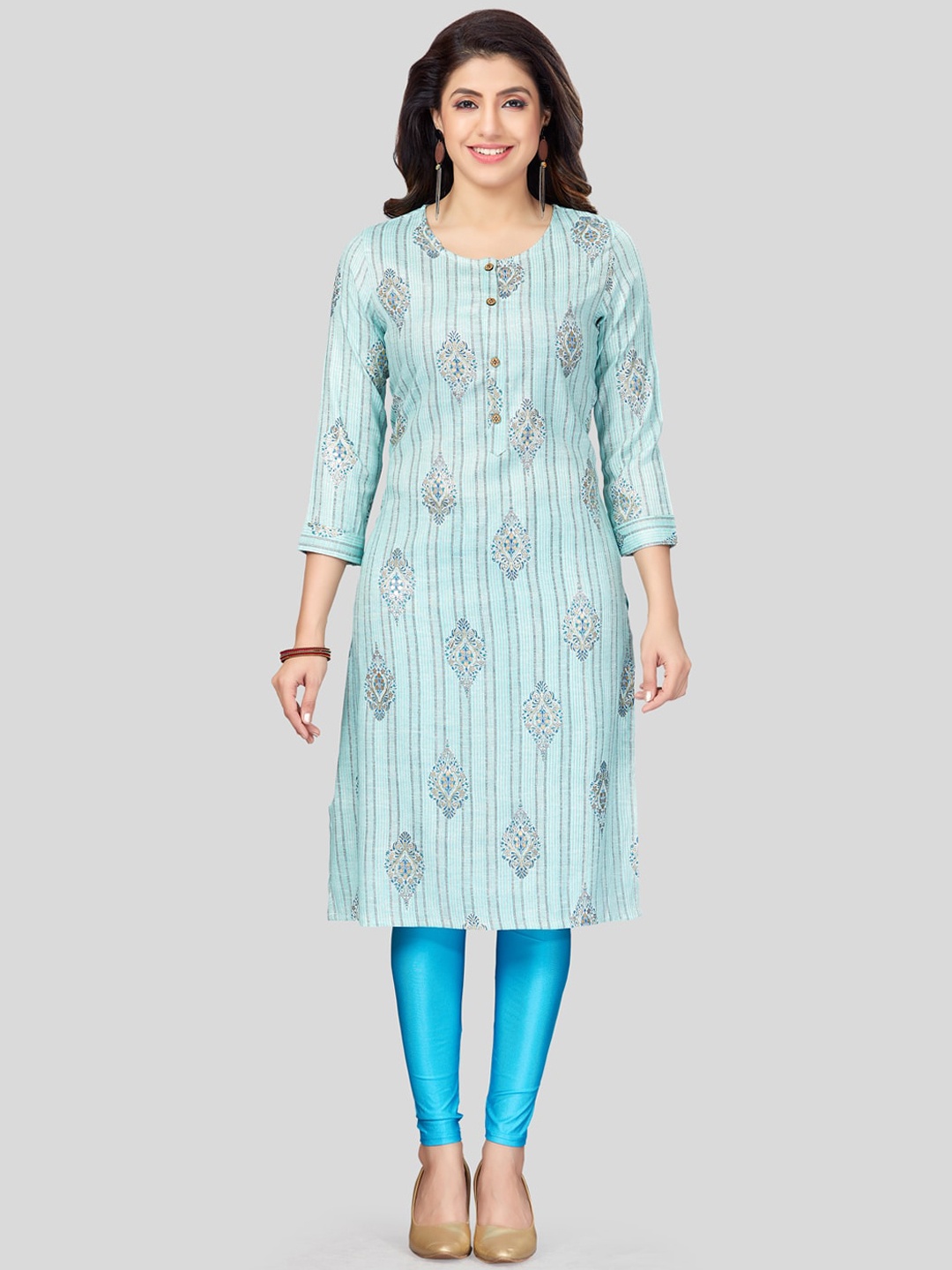 

Saree Swarg Ethnic Motifs Printed Kurta, Blue