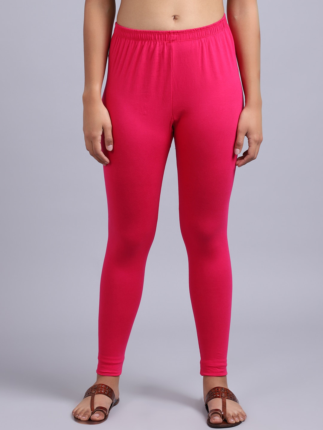 

Jinfo Ankle-Length Leggings, Pink