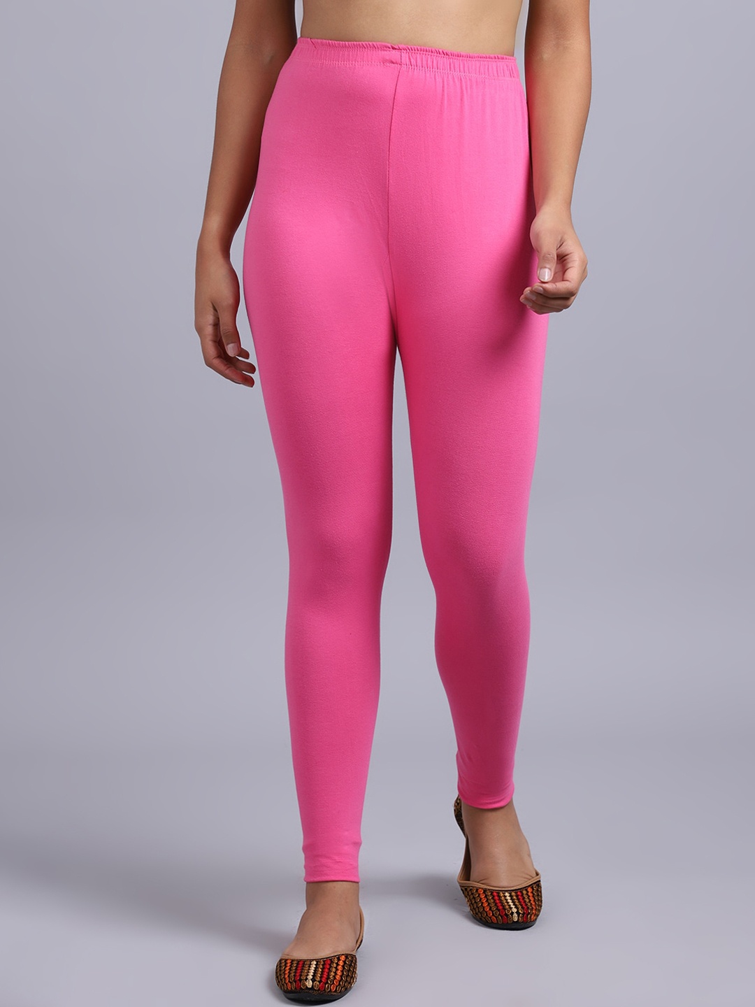 

Jinfo Ankle-Length Leggings, Pink