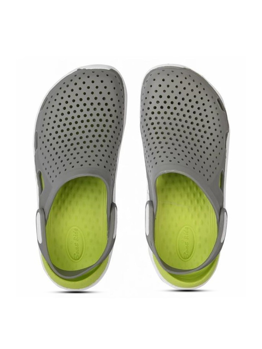 

CASSIEY Men Colourblocked Lightweight Croslite Clogs, Grey
