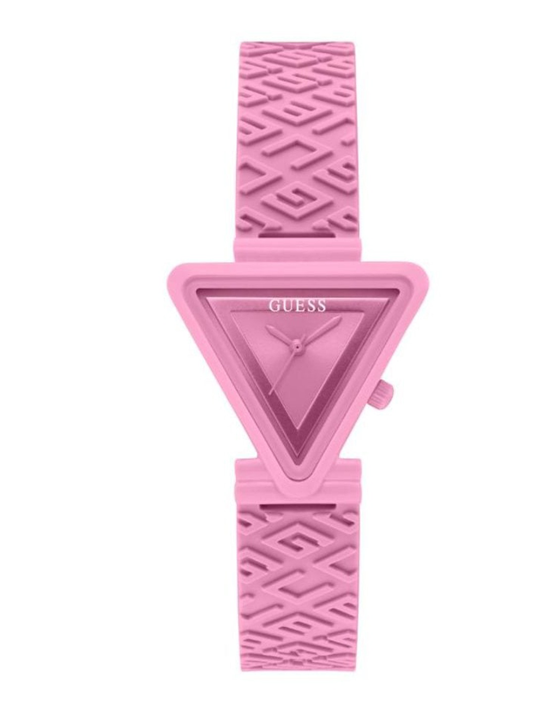 

GUESS Women Textured Straps Analogue Watch GW0543L2, Pink