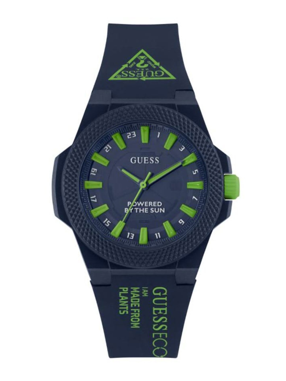 

GUESS Women Round Dial & Straps Analogue Watch- GW0587L2, Navy blue