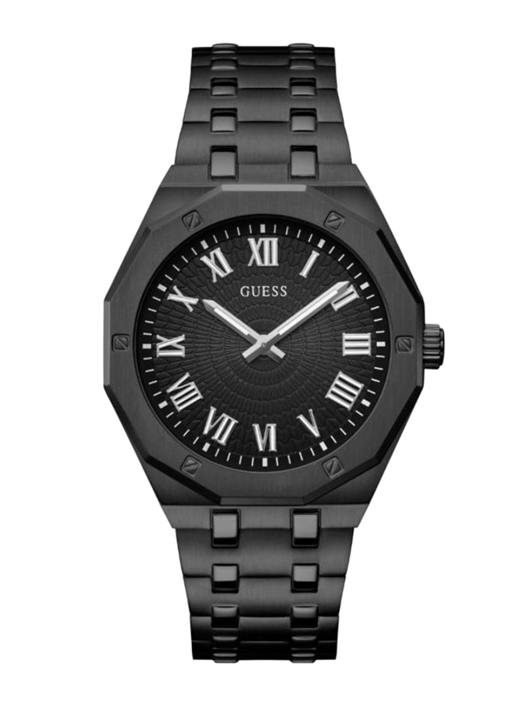 

GUESS Men Dial & Black Stainless Steel Bracelet Style Straps Analogue Watch GW0575G3