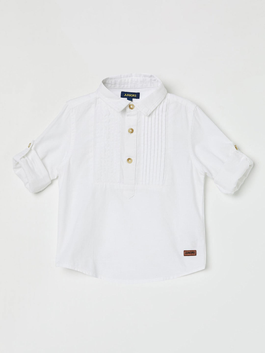 

Juniors by Lifestyle Boys Casual Cotton Shirt, White
