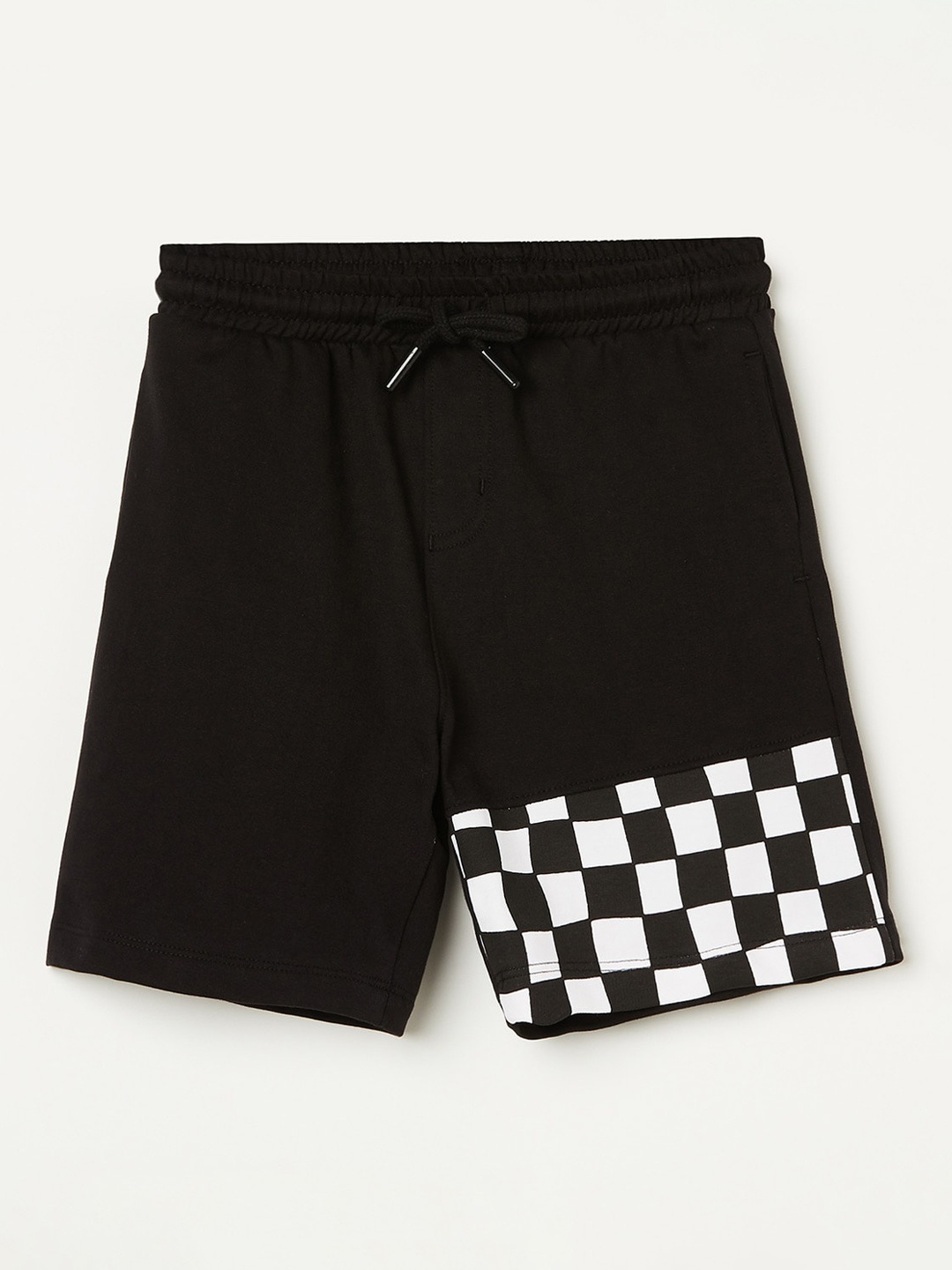 

Fame Forever by Lifestyle Boys Printed Pure Cotton Cotton Shorts, Black