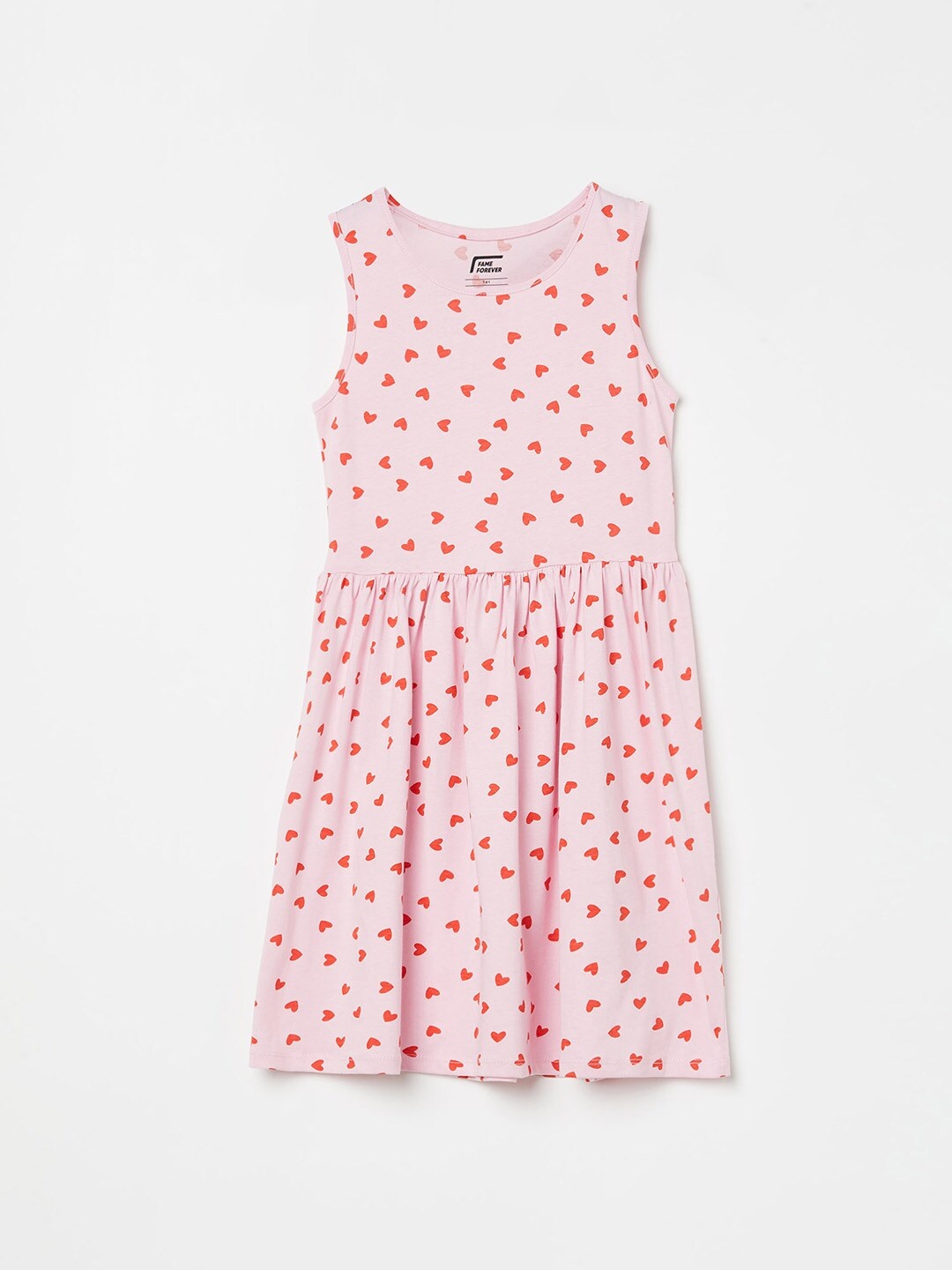 

Fame Forever by Lifestyle A-Line Cotton Dress, Pink