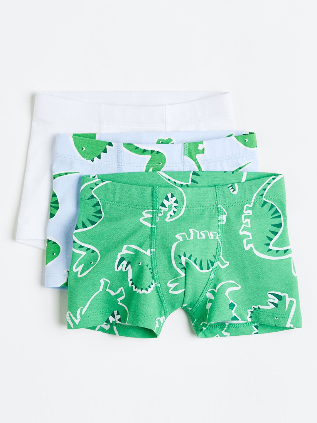 

H&M Boys 3-Pack Boxer Shorts, Green